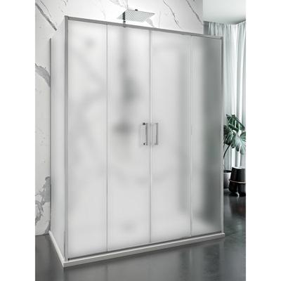 Douchecabine Lacus Stromboli Evo Mat Glas Aluminium profiel Chroom (alle maten x2 zijwanden) Douchecabine Lacus Stromboli Evo Mat Glas Aluminium profiel Chroom (alle maten x2 zijwanden)