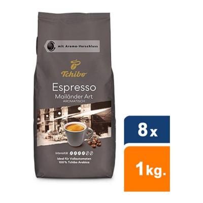 Tchibo - Espresso Mailänder Art Bonen - 8x 1 kg