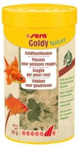 Sera Goldy Nature 250ml - Natuurvoer voor Goudvissen & Koudwatervissen, Eiwitrijk, Zonder Toevoegingen