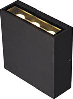 SLV BIG QUAD UP/DOWN 1005126 Wandlamp LED vast ingebouwd 8.2 W Antraciet - thumbnail