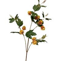 Roberts Collection Kunstbloem hop tak 85cm okergeel - thumbnail