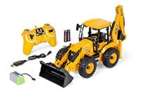 Carson Modellsport 907668 1:20 Baggerlader JCB 2.4G 100% RTR 1:20 Elektro RC functiemodel voor beginners 100% RTR - thumbnail