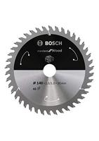 Bosch Accessories Bosch Power Tools 2608837672 Hardmetaal-cirkelzaagblad 140 x 20 mm Aantal tanden: 42 1 stuk(s) - thumbnail