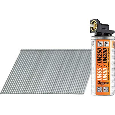 Paslode afwerknagels schuin - AF16x63 mm - verzinkt 3 mμ- 2000 st + 2 gaspatronen