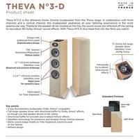 Focal: Theva N3-D Dolby Atmos Vloerstaande Speaker - Zwart - thumbnail