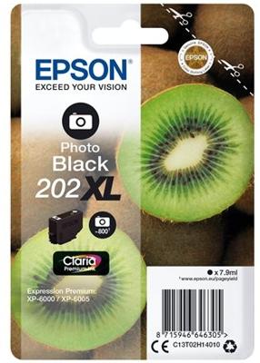 Epson Inktcartridge 202XL Origineel Foto zwart C13T02H14010 Epson Inktcartridge 202XL Origineel Foto zwart C13T02H14010