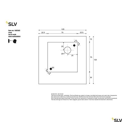 SLV VILUA S 1002503 LED-buitenlamp (wand) LED vast ingebouwd 8.3 W Antraciet