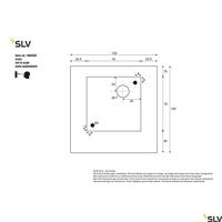 SLV VILUA S 1002503 LED-buitenlamp (wand) LED vast ingebouwd 8.3 W Antraciet - thumbnail
