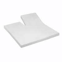 Cinderella single-split topper jersey 200x200/210 white tot 15cm - thumbnail