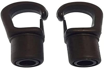 GS60118 - ZWARTE KARABIJNHAAK 5-6 MM (2