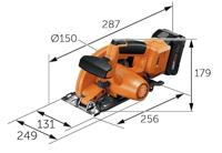 Fein F-IRON Cut 57 AS Accu Metaal Cirkelzaag 150mm ProCORE 18V AMPShare 8.0Ah in L-Boxx - 71360462000 - thumbnail