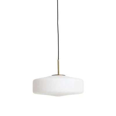 Light & Living HanglampPleat goud met wit Ø 30cm - 2971926