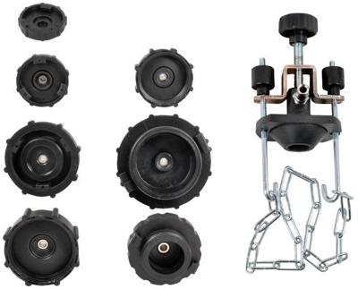 SW STAHL Sw-stahl adapterset "01499l" adapter set sw-steel for brake bleeder 01498l
