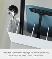 Yamazaki Keukengerei en Snijplank Houder - Tower - Wit - thumbnail