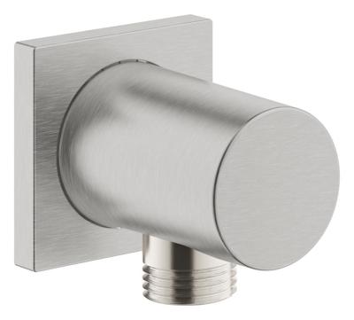 Aansluitbocht GROHE Rainshower Vierkant, Supersteel Aansluitbocht GROHE Rainshower Vierkant, Supersteel