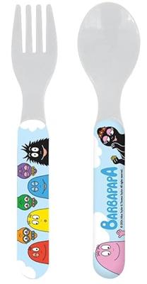 Serviesset - FUN HOUSE - BARBAPAPA - Glas, bord Ø22 cm en Ø16 cm, bestek, waterfles en snackbox