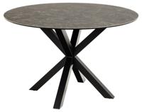 Sohome Ronde Eettafel 'Parker' Keramiek 120cm, kleur zwart - thumbnail