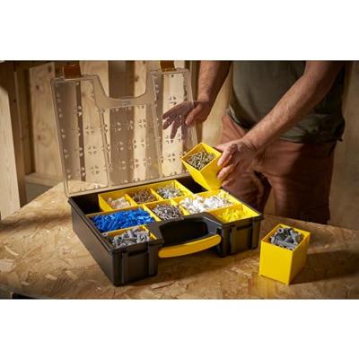 Stanley Pro organizer, 8-vaks, geel/zwart