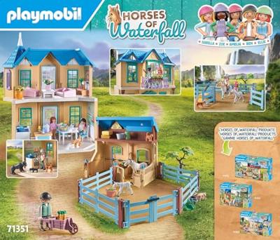 Playmobil® Horses of waterfall 71357 hoefsmid Ben en Achilles