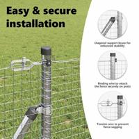 VidaXL Afrasteringspaal zilver 25 x 0,4 m (25 x 25 mm gaas) staal - thumbnail