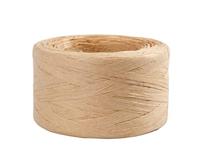 Creativ Company Papier raffia garen, b: 7-8 mm, zandkleur, 100 m/ 1 rol - thumbnail
