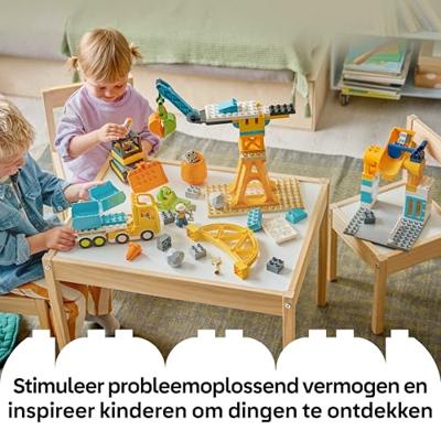 LEGO® DUPLO® 6585510 Bouwplaats met bouwvoertuigen - 3-in-1-set (10476)