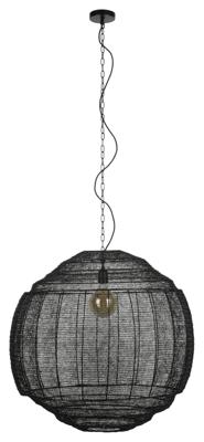 Dutchbone Hanglamp 'Meezan' 70cm, kleur Zwart