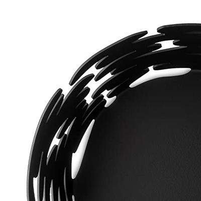 Alessi Barket Schaal zwart RVS 18 cm