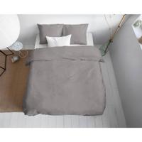 Primaviera Deluxe Uni Satijn Dekbedovertrek Grijs 240 x 200/220 cm - thumbnail