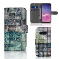 Wallet Case met Pasjes Samsung Galaxy S10e Spijkerbroeken - thumbnail