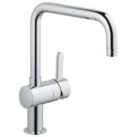 Grohe Keukenkraan Flair U-uitloop 1-Gats met Hoge Uitloop Chroom - thumbnail