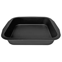 Zenker brownie bakvorm black metallic 27x26x5cm - thumbnail