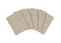 Spiraalblok oxf origin a4+ lijn 140pag 80gr zand | 5 stuks - thumbnail