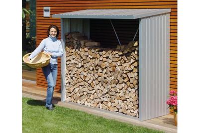 Biohort metalen multi opslagplaats Woodstock 229x102x199 cm- Lessenaarsdak- Metaal- Biohort