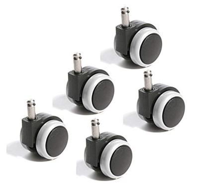 Wielen voor harde bodem, diameter: 60 mm, pak van 5 stuks
