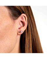 Oorbellen Dames Secrecy Sterling zilver 1,5 cm - thumbnail