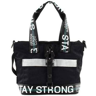 George Gina & Lucy handtas Lil Sty junior 5 liter zwart George Gina & Lucy handtas Lil Sty junior 5 liter zwart