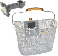 New Fietsmand toscane smartlock voor 19 liter zilver - thumbnail