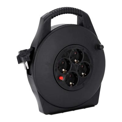 Adam Hall 3 Star CD 10 PWR kabelhaspel met 10m stroomkabel + 4x Schuko Adam Hall 3 Star CD 10 PWR kabelhaspel met 10m stroomkabel + 4x Schuko