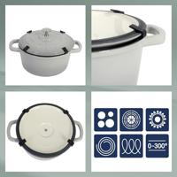 Calido braadpan met deksel 6,5 liter - thumbnail