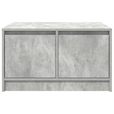 Salontafel met lades 70,5x70x40 cm betongrijs