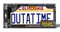 Back To The Future Replica 1/1 ´Outatime´ DeLorean License Plate - thumbnail