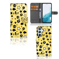 Telefoonhoesje met Naam Samsung Galaxy A54 5G Punk Geel - thumbnail