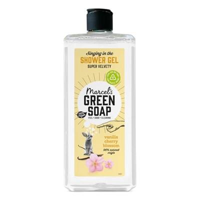 Marcel's Green Soap Showergel vanille & kersenbloesem 300 Milliliter