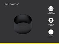 ECHTWERK Tafel accessoires (servetringen "rond" gemaakt van ede, Zwart, 4-delig) - thumbnail