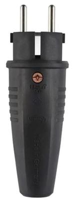Enzo randaarde stekker | volrubber abl | - 6141240