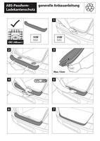 Bumper beschermer passend voor Volkswagen Transporter T6 Caravelle/Multivan 9/2015- met GRRBP850S - thumbnail