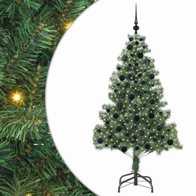 VidaXL Kerstboom met 300 led met standaard groen 180 cm pvc VidaXL Kerstboom met 300 led met standaard groen 180 cm pvc