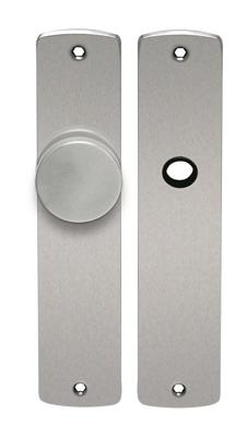 Knop/Krukschild renovatie LS rvs mat PC72 mm