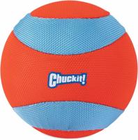 CHUCKIT AMPHIBIOUS MEGA BALL ORANJE / BLAUW 15X12,5X21 CM - thumbnail